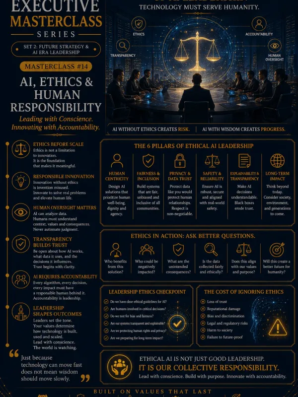 AI, Ethics & Human Responsibility